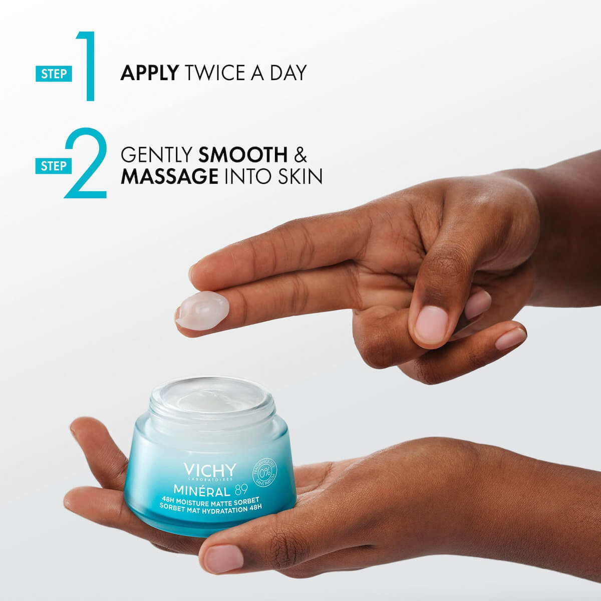 Vichy Mineral 89 48H Moisture Matte Sorbet Fragrance-Free Gel 50ml