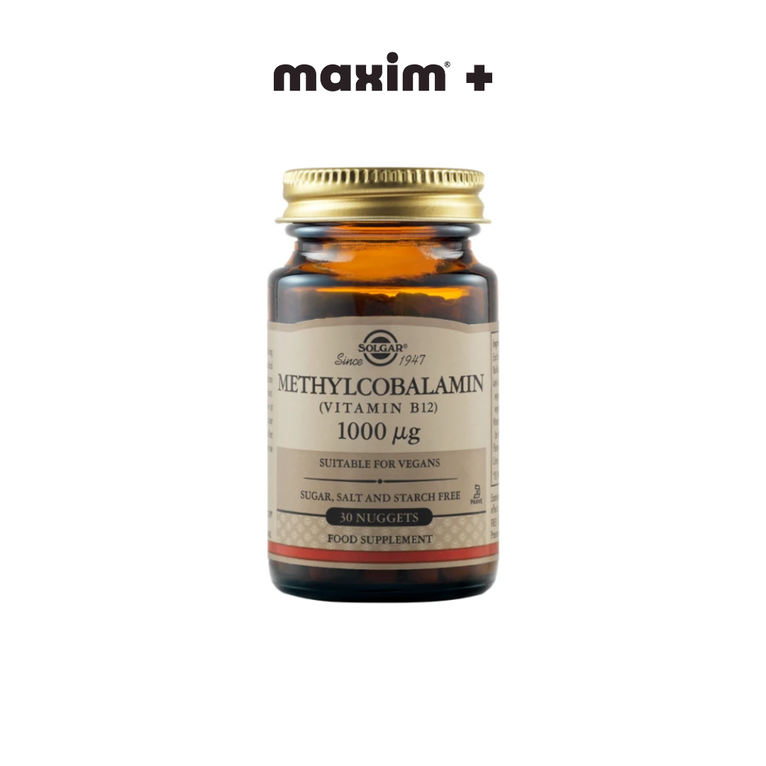 Solgar Methylcobalamin (Vitamin B12) 1000μg, 30nuggets