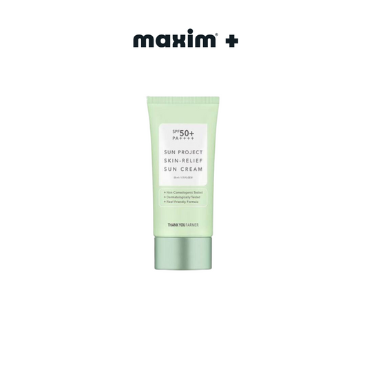 Thank You Farmer Sun Project Skin Relief Sun Cream Αντηλιακό Προσώπου SPF50+