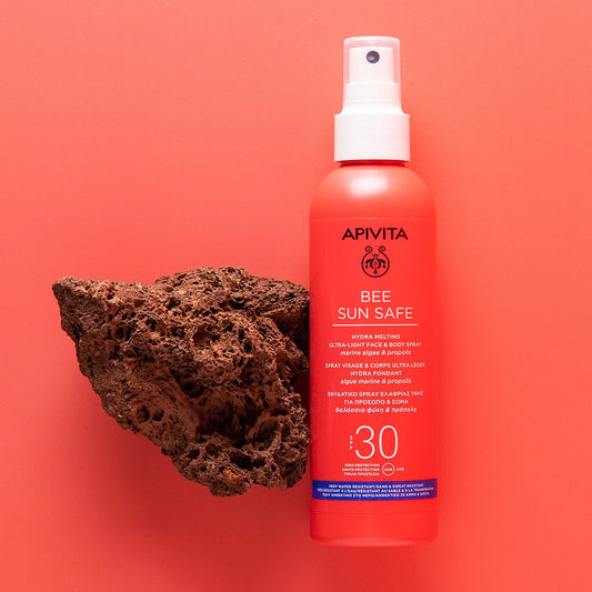 Apivita Bee Sun Safe Hydra Melting Ultra Light Face & Body Spray SPF50, 200ml