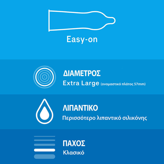 Durex Comfort XL, Προφυλακτικά Extra Large για Μεγαλύτερη Άνεση 12τμχ