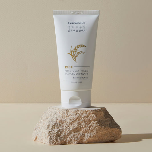 Thank You Farmer - Rice Pure Clay Mask to Foam Cleanser 150ml