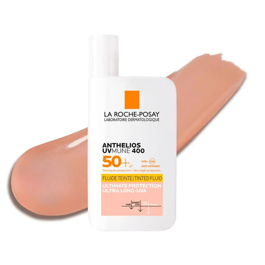 La Roche Posay Anthelios UVMUNE400 Tinted Fluid SPF50+ Αντηλιακό Γαλάκτωμα Προσώπου με Χρώμα, 50ml