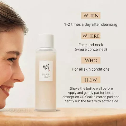 Beauty of Joseon Glow Replenishing Rice Face Milk Tonic Γαλάκτωμα Προσώπου για Ενυδάτωση & Λάμψη, 150ml