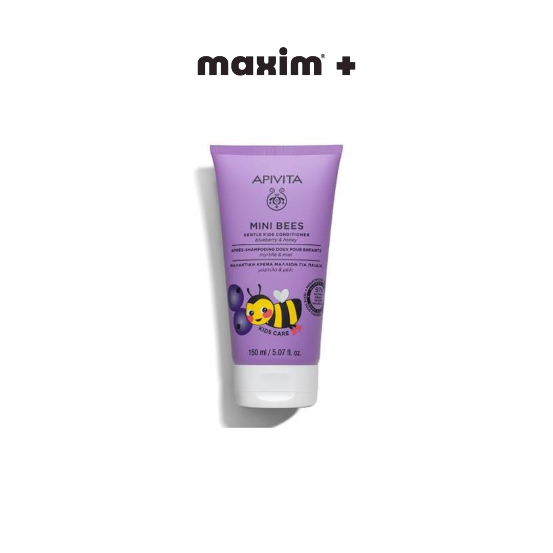Apivita Mini Bees Μαλακτική Κρέμα Μαλλιών για Παιδιά με Μύρτιλο & Μέλι, 150ml