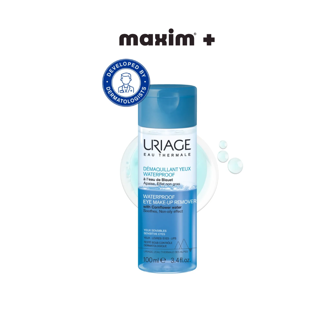 Uriage Waterproof Eye Make-Up Remover Ντεμακιγιάζ Ματιών, 100ml