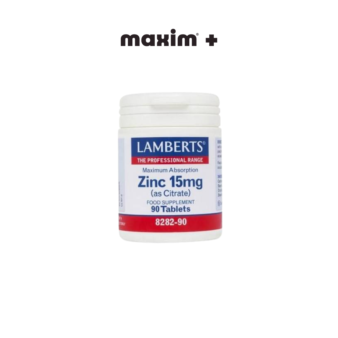 Lamberts Zinc as Citrate 15mg, 90tabs