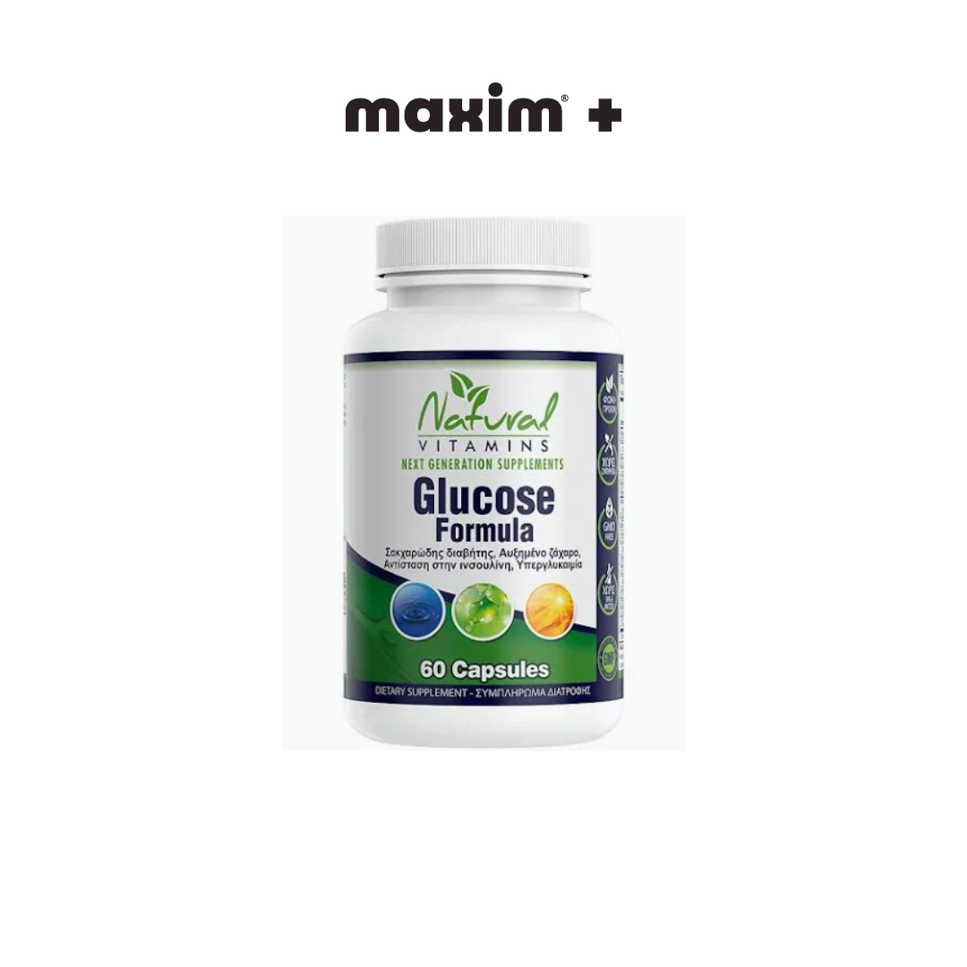 Natural Vitamins Glucose Formula, 60caps