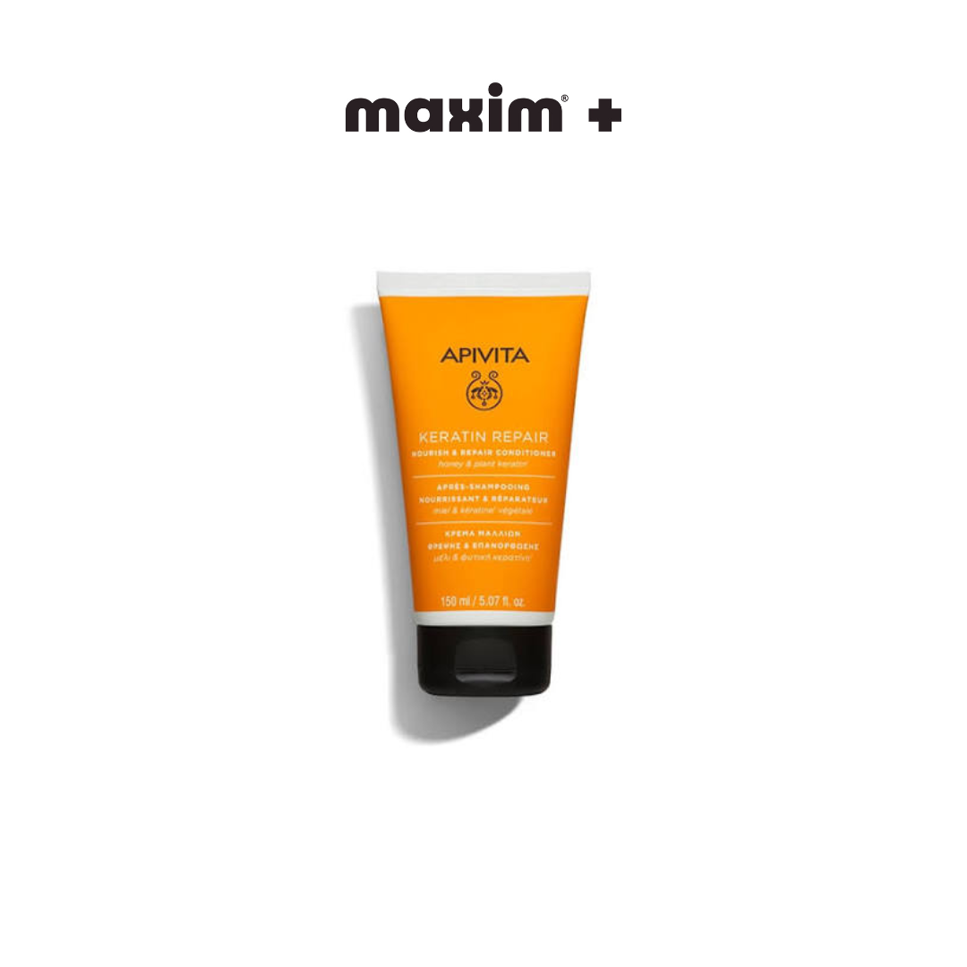 Apivita Keratin Repair Nourish & Repair Conditioner Κρέμα Μαλλιών Θρέψης & Επανόρθωσης, 150ml