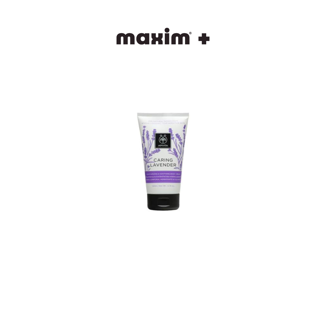 Apivita Caring Lavender, Ενυδατική & Καταπραϋντική Κρέμα Σώματος με Λεβάντα 150ml