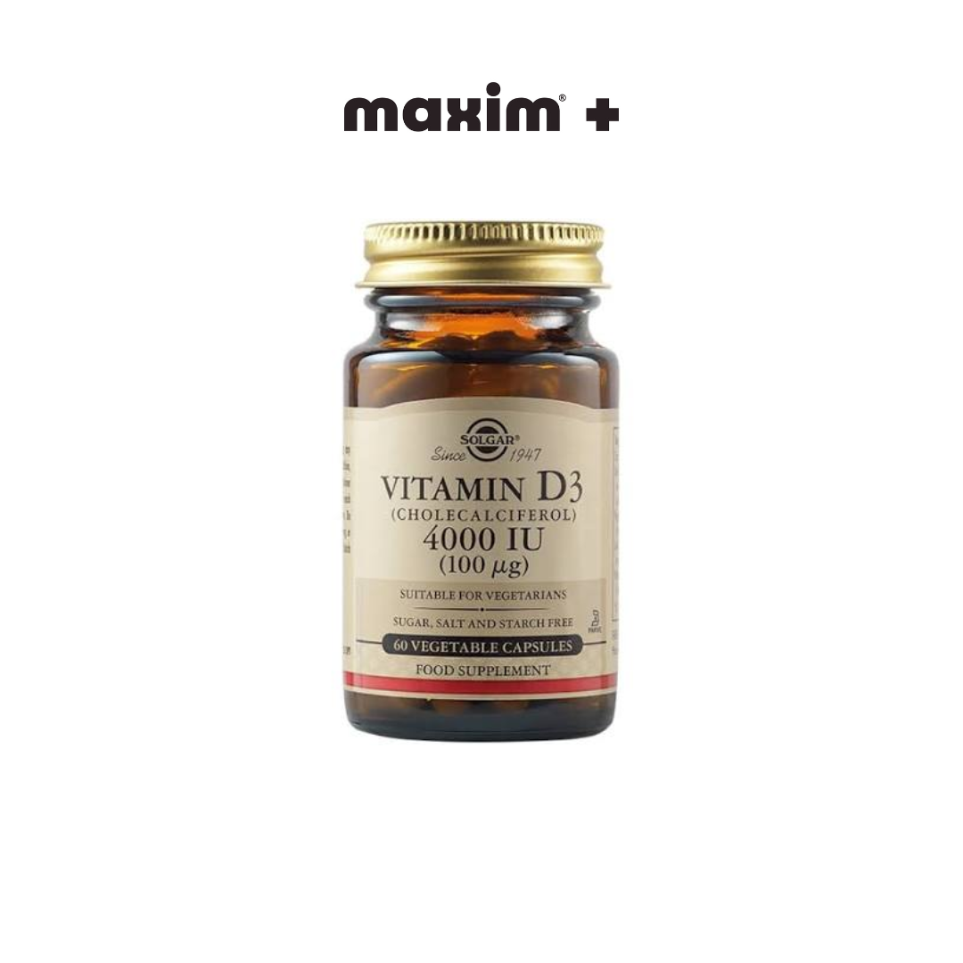 Solgar Vitamin D3 4000 IU (100μg), 60vcaps
