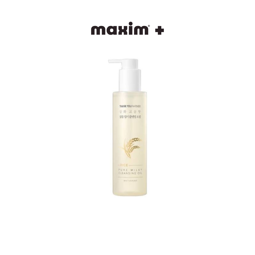 Thank You Farmer Rice Pure Milky Cleansing Oil Λάδι Καθαρισμού για Πρόσωπο & Μάτια, 200ml