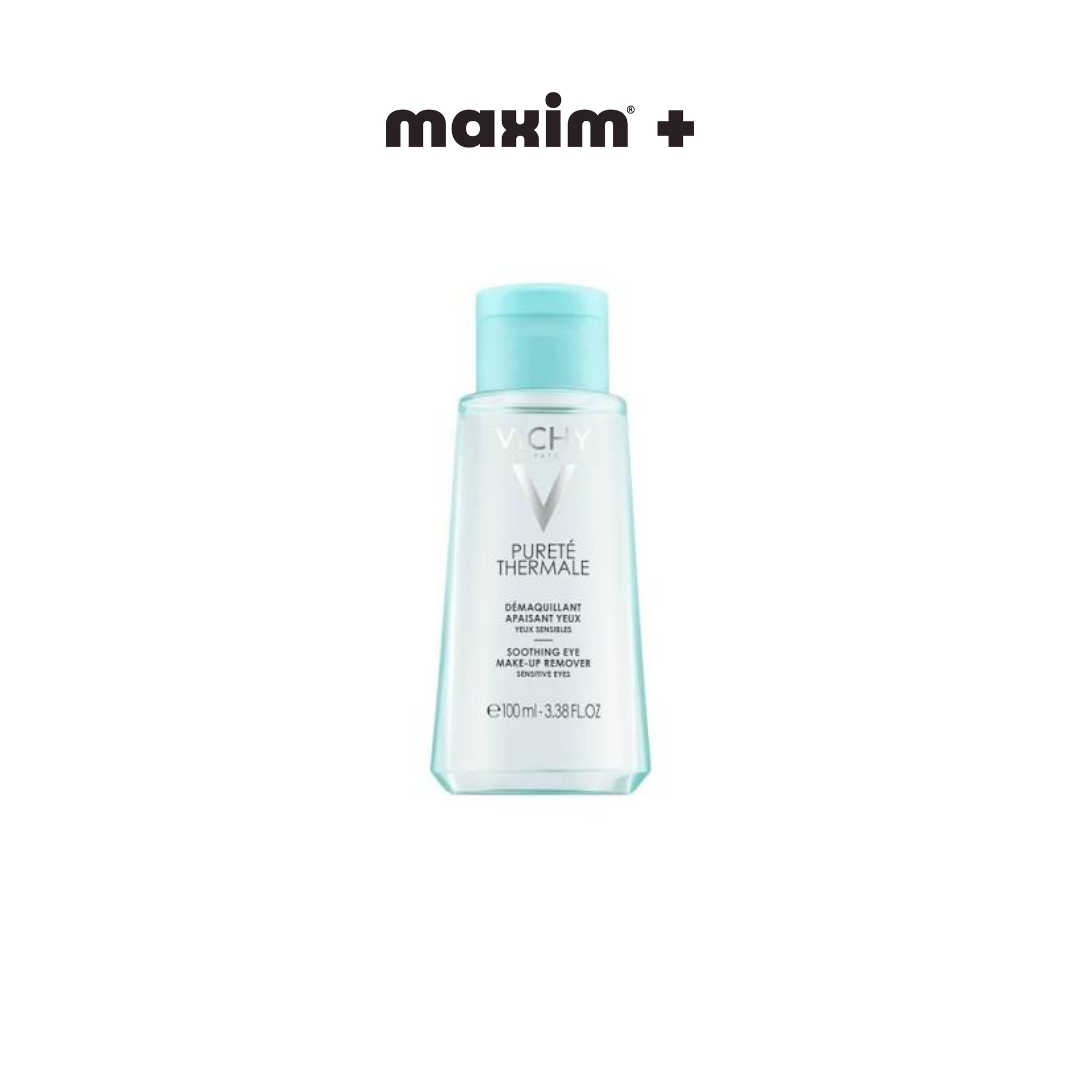 Vichy Purete Thermale Soothing Eye Make-Up Remover Ντεμακιγιάζ Mατιών για Eυαίσθητα Mάτια, 100ml