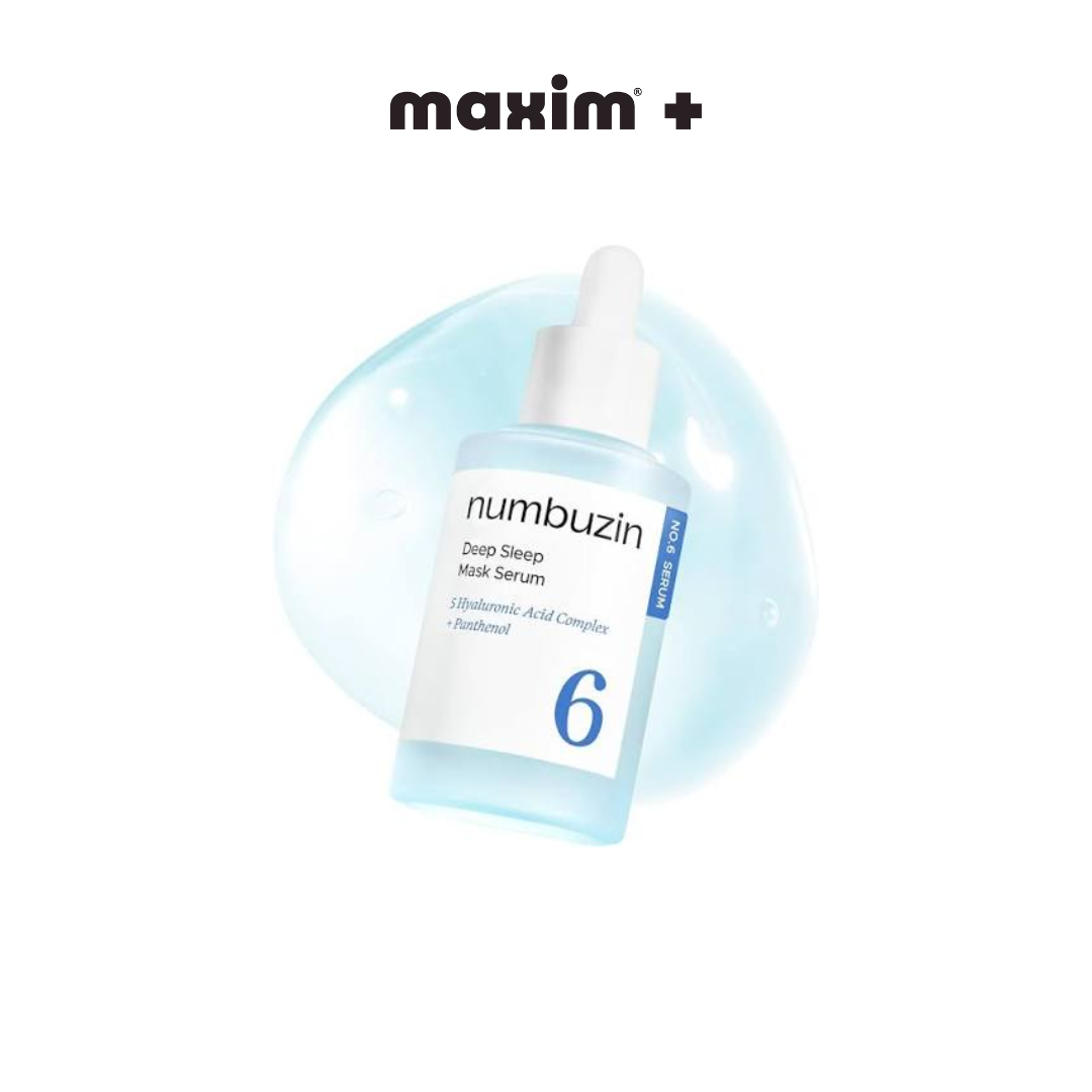 Numbuzin No.6 Deep Sleep Mask Serum – Ορός Νυχτερινής Ενυδάτωσης με Παγετωνικό Νερό & 5 Τύπους Υαλουρονικού Οξέος