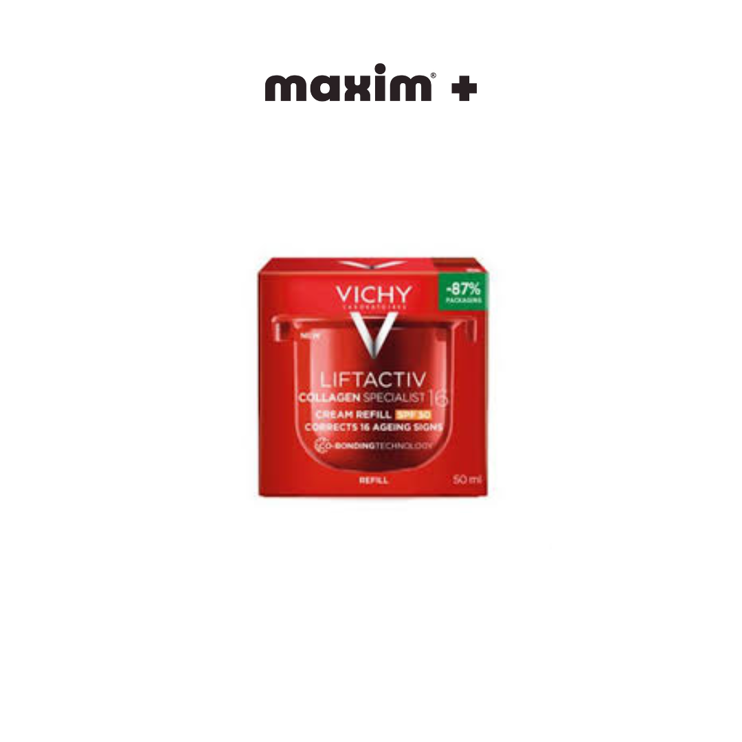 Vichy Liftactiv Collagen Specialist 16 Refill Αντιγηραντική Κρέμα Ημέρας με Αντηλιακή Προστασία SPF50 - Δοχείο Aναπλήρωσης, 50ml