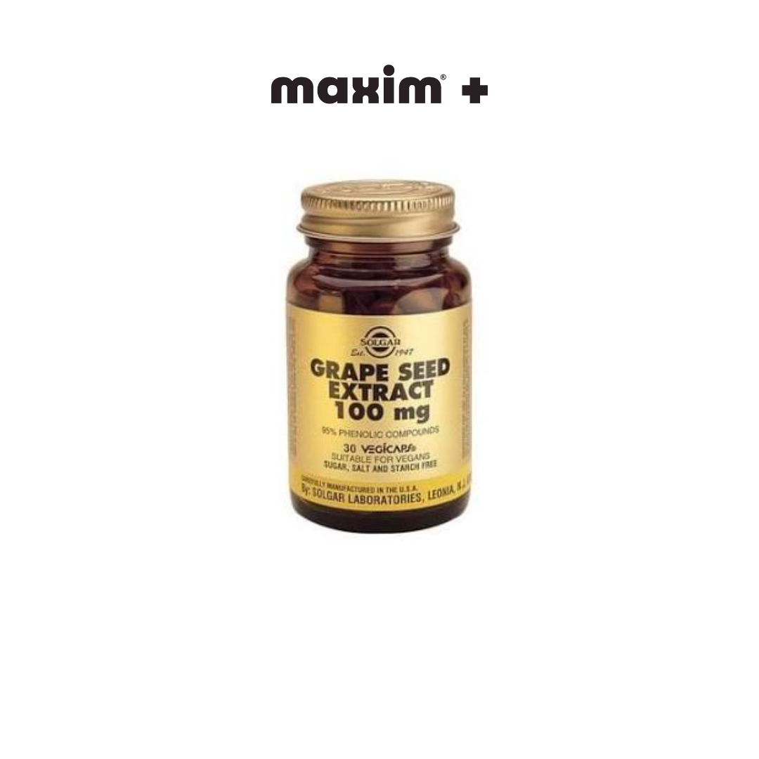 Solgar Grape Seed Extract 100mg, 30vcaps