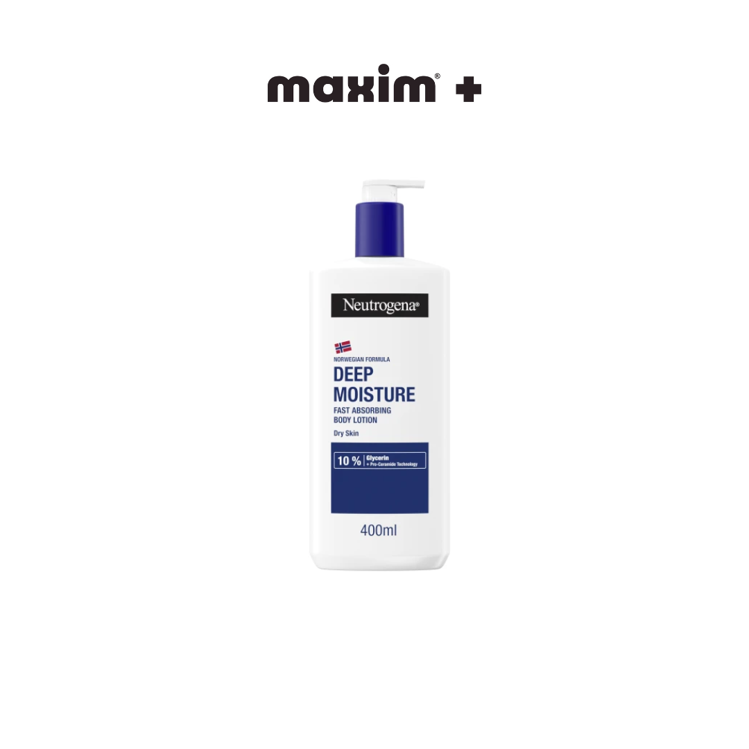 Neutrogena Deep Moisture Fast Absorbing Body Lotion, 400ml