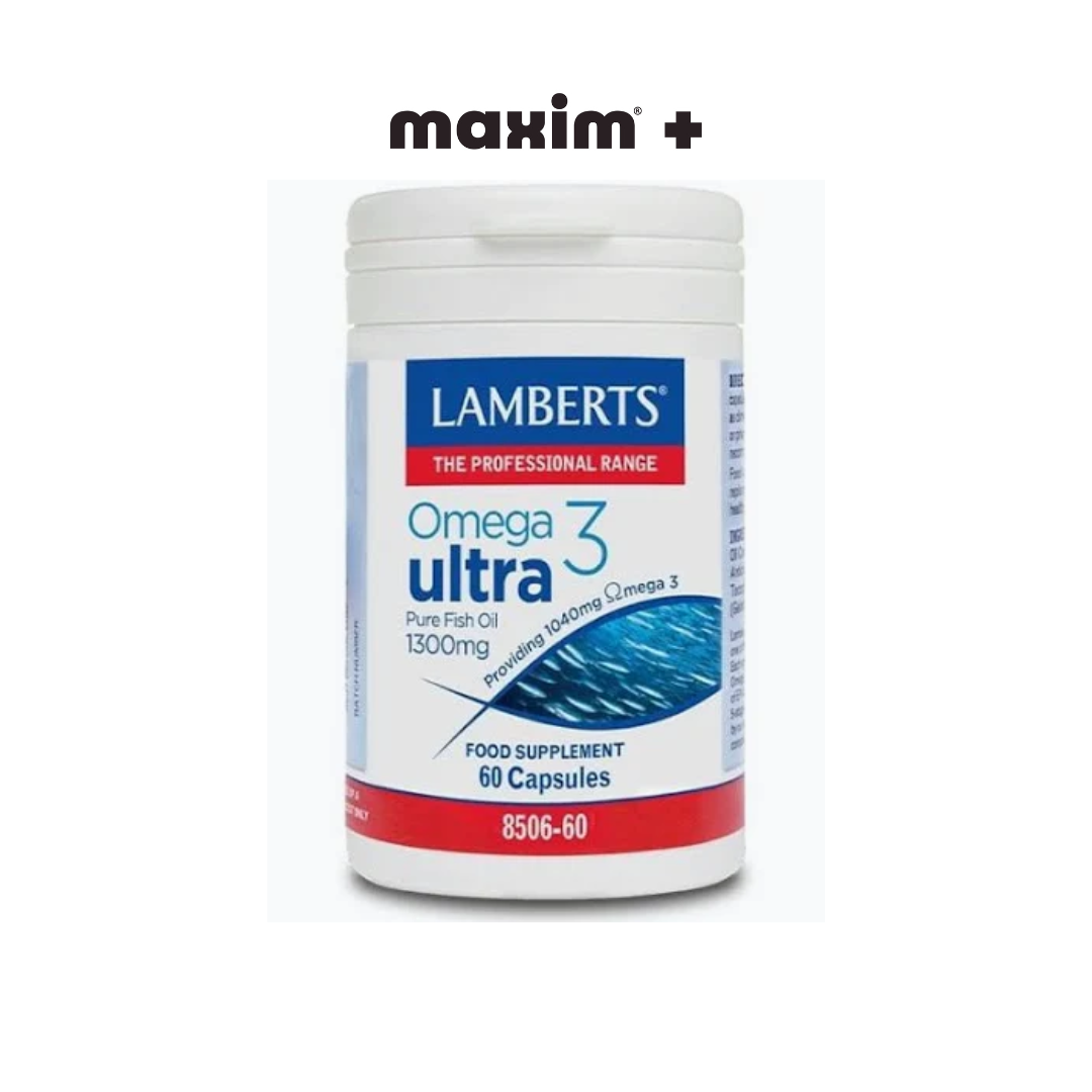 Lamberts Omega 3Ultra Pure Fish Oil 1300mg, 60caps