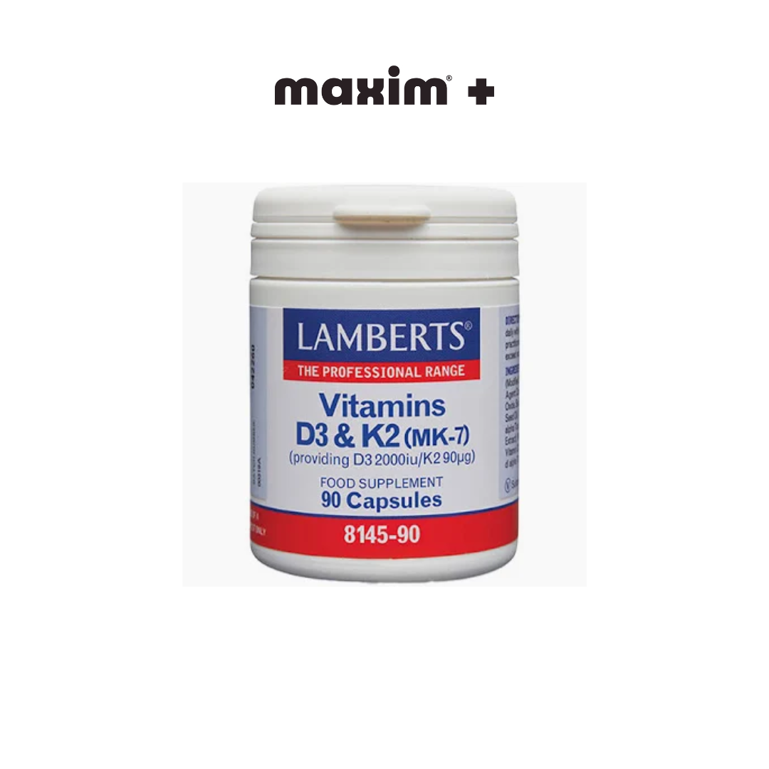 Lamberts Vitamins D3 & K2, 90caps