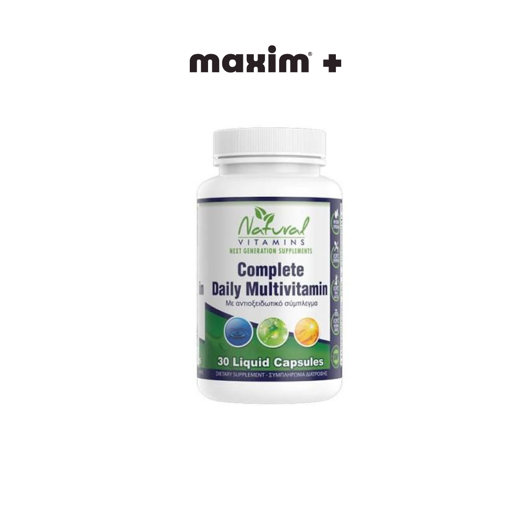 Natural Vitamins Complete Daily Multivitamin, 30caps