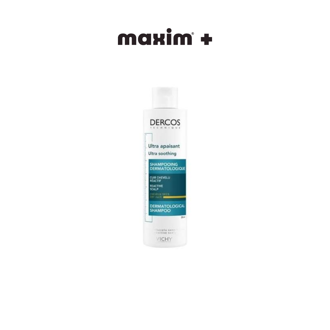 Vichy Dercos Ultra Soothing Dry Hair Καταπραϋντικό Σαμπουάν για Ξηρά Μαλλιά, 200ml