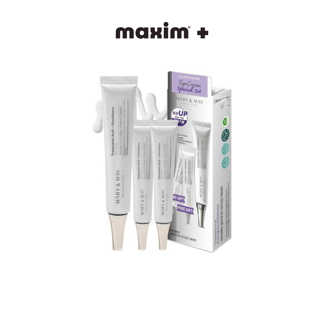 Mary & May Tranexamic Acid + Glutathione Eye Special Set - Σετ Κρέμας ματιών για μαύρους κύκλους