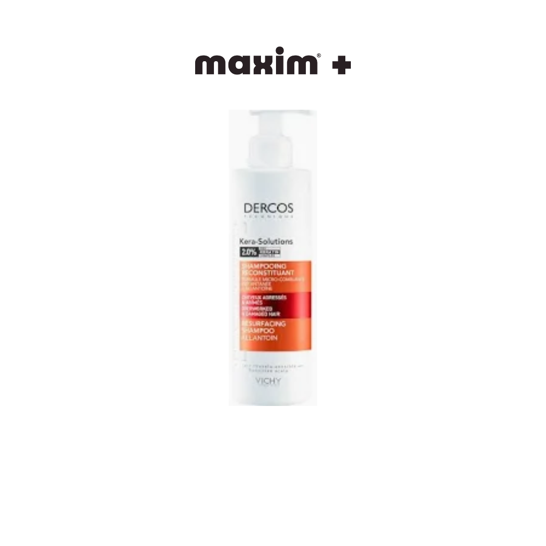 Vichy Dercos Kera-Solutions Σαμπουάν για Ξηρά, Ταλαιπωρημένα Μαλλιά, 250ml