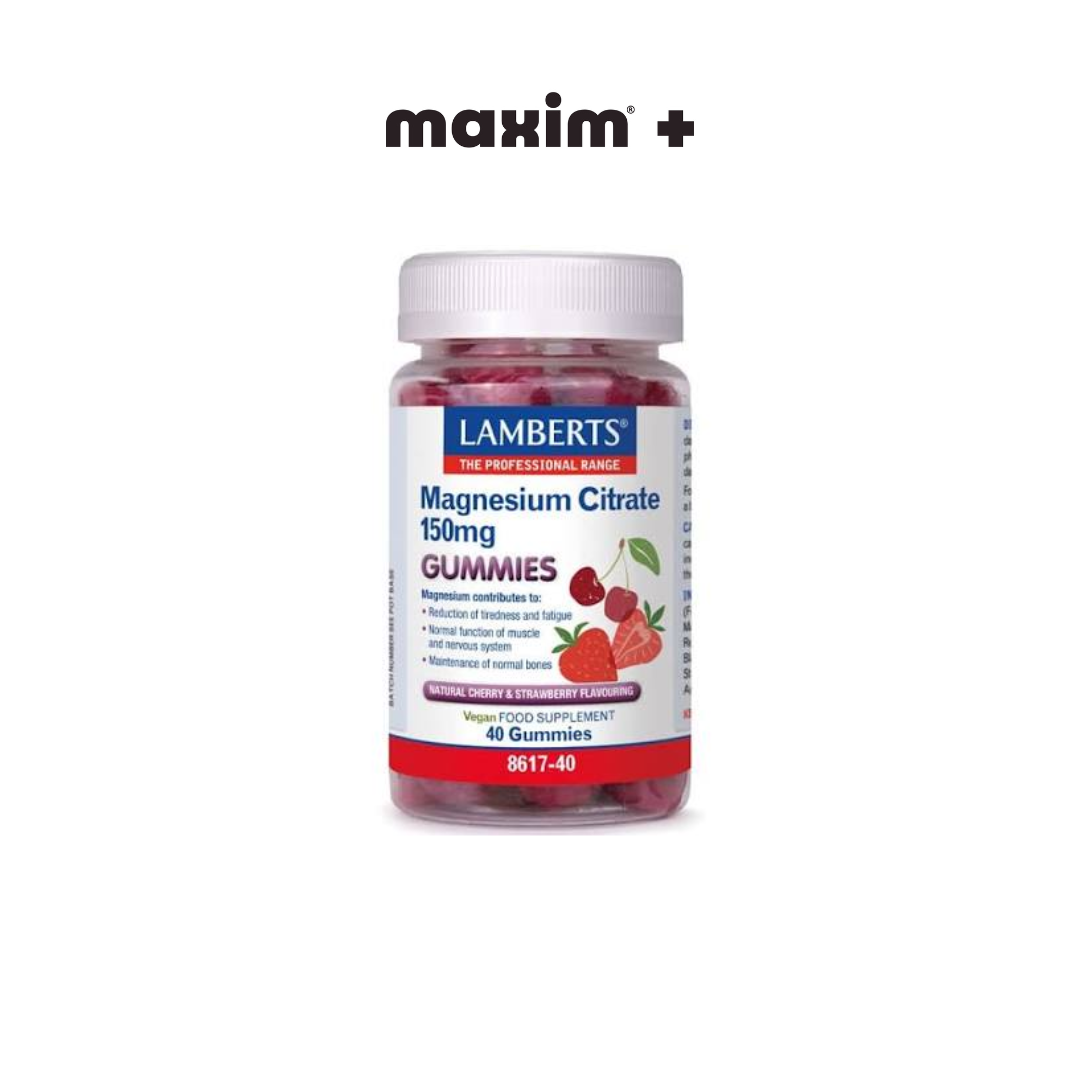 Lamberts Magnesium Citrate 150mg, 40gummies