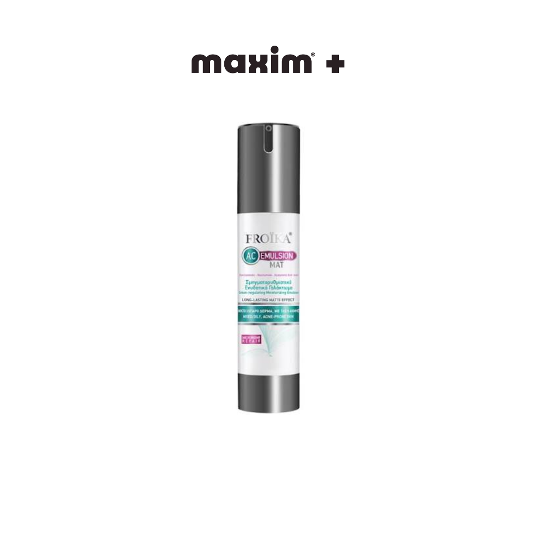 Froika AC Emulsion Mat Σμηγματορυθμιστικό Ενυδατικό Γαλάκτωμα Προσώπου, 50ml