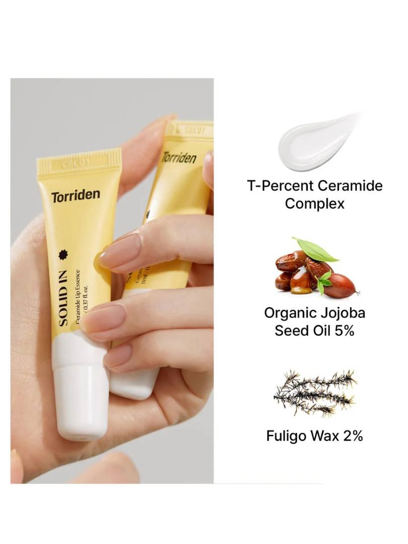 Torriden SOLID IN Ceramide Lip Essence 11ml – Super Ενυδατικό Essence Χειλιών