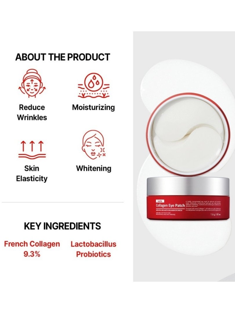 MEDI-PEEL Red Lacto Collagen Eye Patch 60τμχ