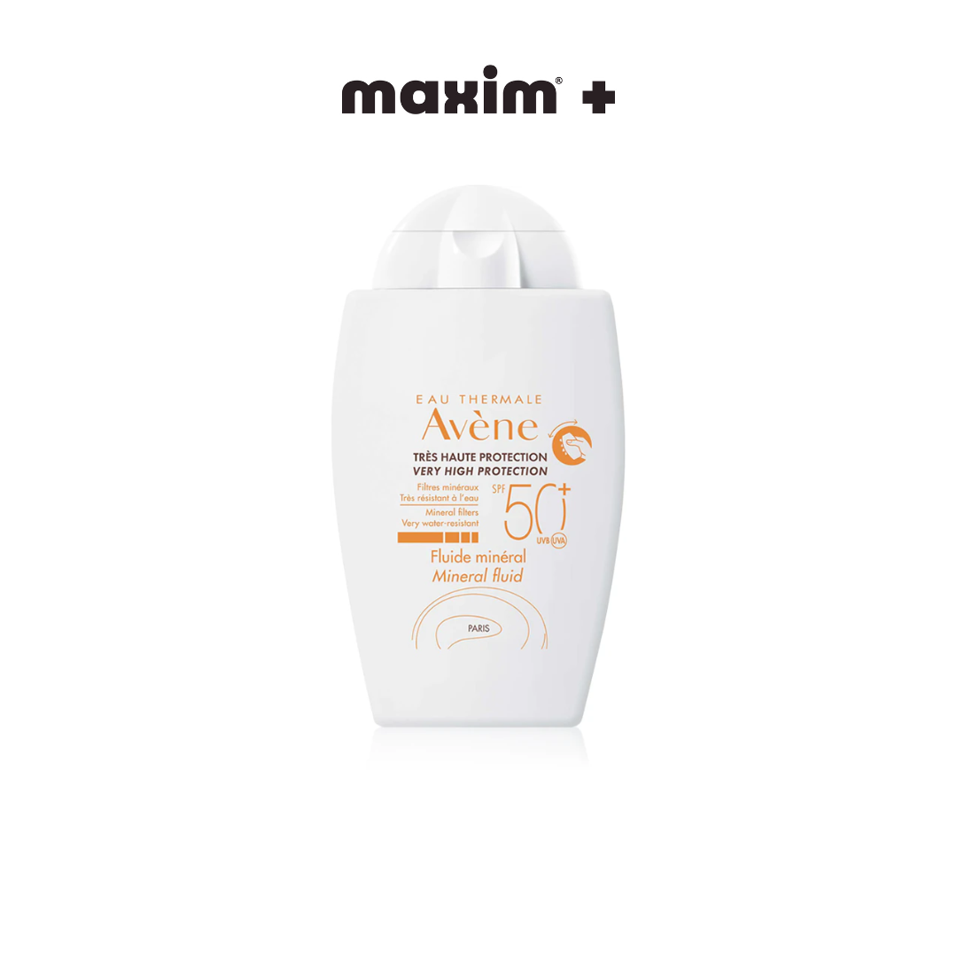 Avene Fluide Mineral SPF50+ Αντηλιακό Προσώπου για το Ευαίσθητο Mη Ανεκτικό Δέρμα, 40ml