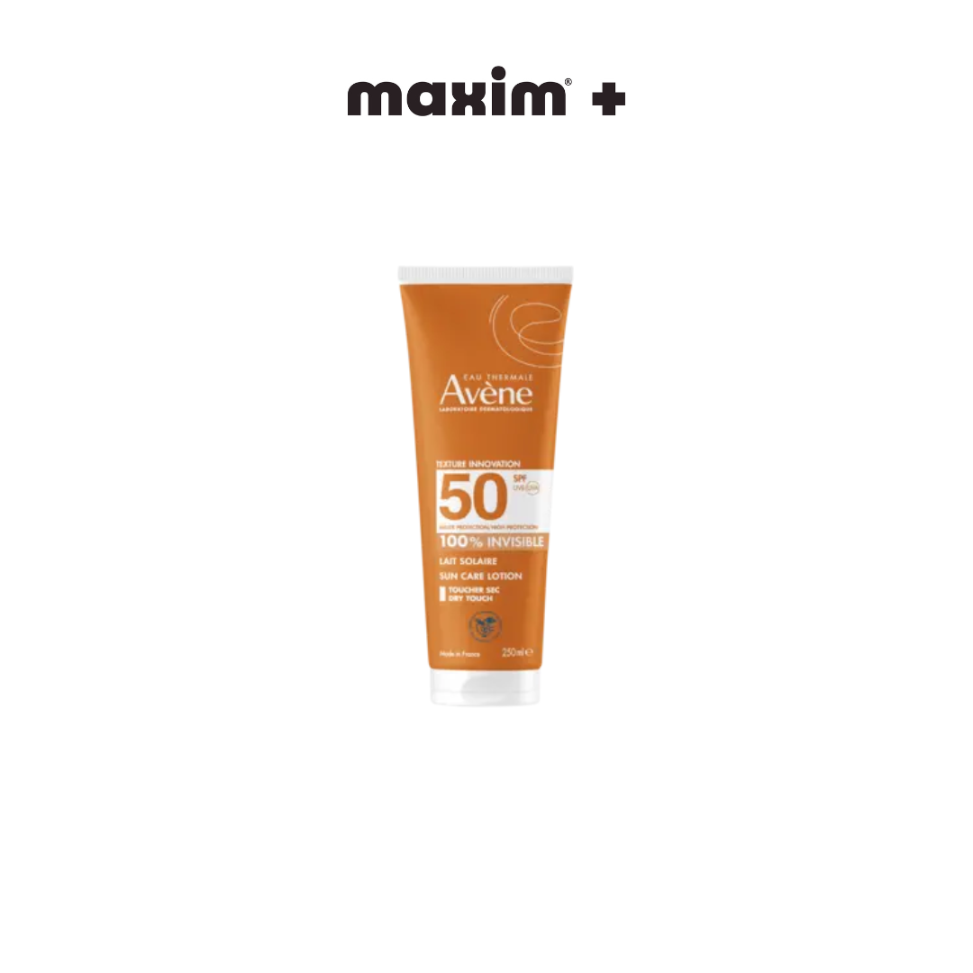 Avene Eau Thermale Lait Solaire Αντιηλιακό Γαλάκτωμα 100% Invisible SPF50+, 250ml