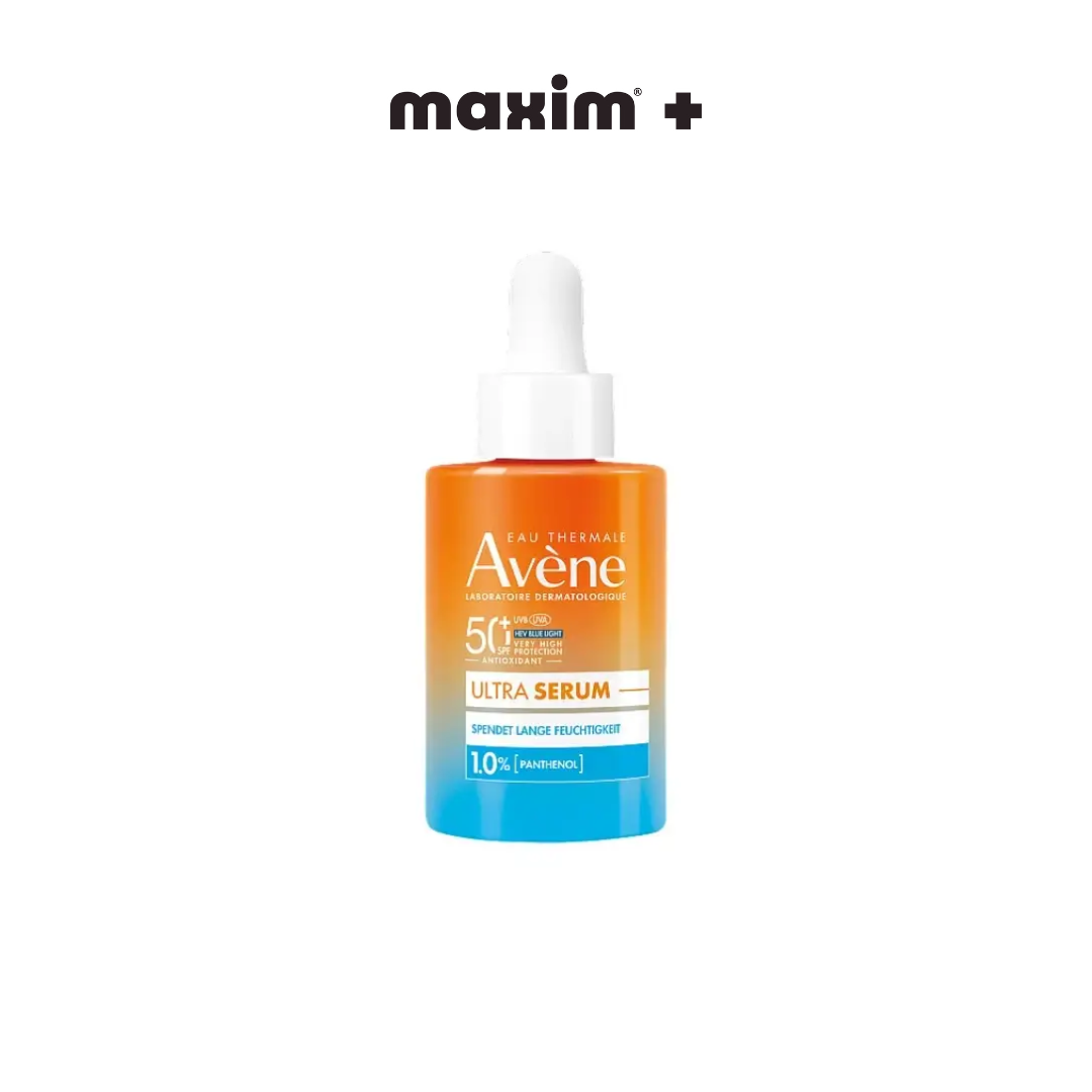 Avene Ultra Serum Long Hydration SPF50+ Αντηλιακός Ορός Προσώπου, 30ml