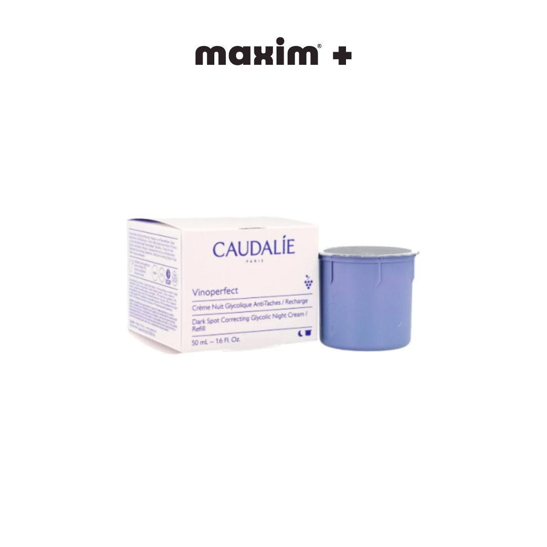 Caudalie Vinoperfect Dark Spot Correcting Glycolic Night Cream Refill Κρέμα Νυκτός κατά των Κηλίδων σε Δοχείο Αναπλήρωσης, 50ml