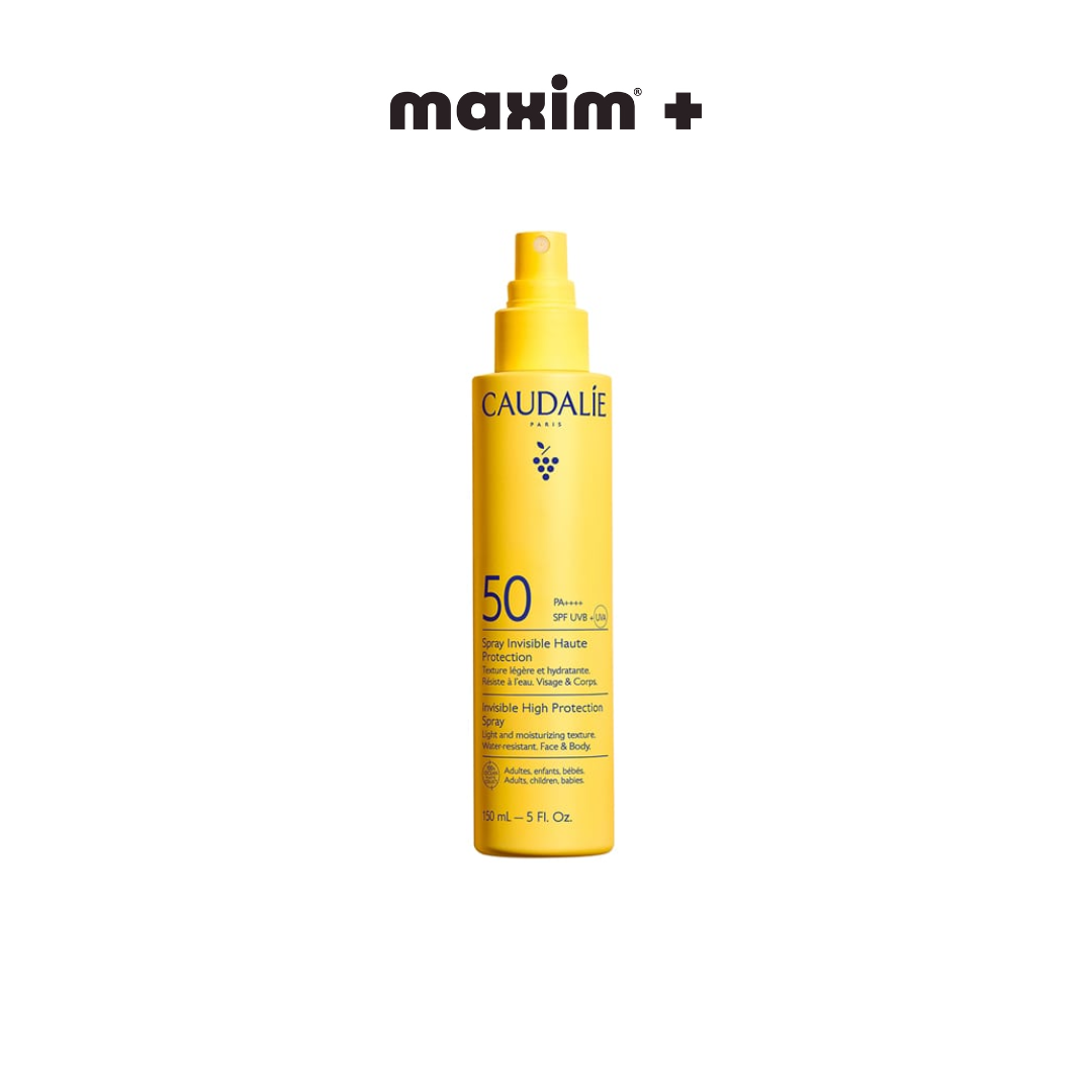 Caudalie Invisible High Protection Spray Αντηλιακό Spray για Πρόσωπο & Σώμα SPF50, 150ml