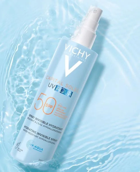 Vichy Capital Soleil UV Aqua SPF50 - Αντηλιακό Σπρέι Σώματος, 200ml