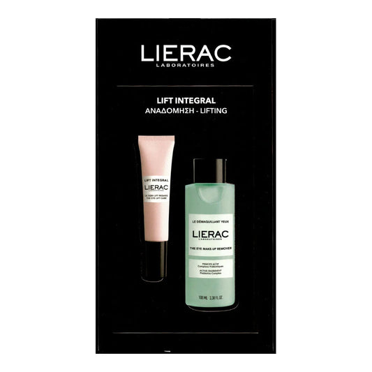 Lierac Set Lift Integral The Eye Lift Care Ανορθωτική Κρέμα Ματιών, 15ml & The Eye Make-up Remover Ντεμακιγιάζ Ματιών, 100ml