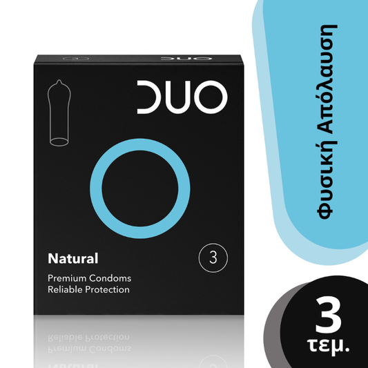 Duo Natural Προφυλακτικά Κανονικά, 3τεμ