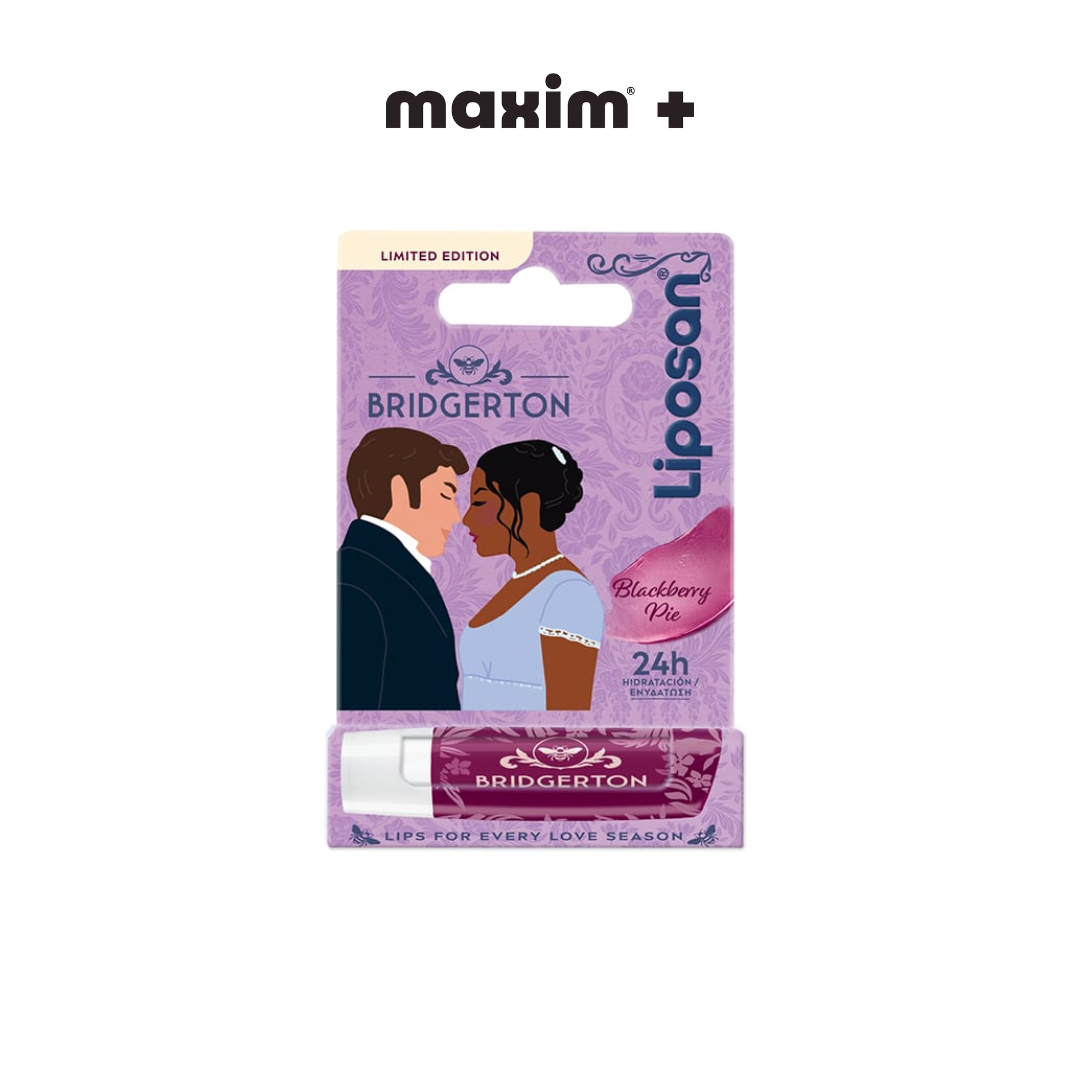 Liposan Limited Edition Bridgerton Ενυδατικό Balm Χειλιών Blackberry Pie