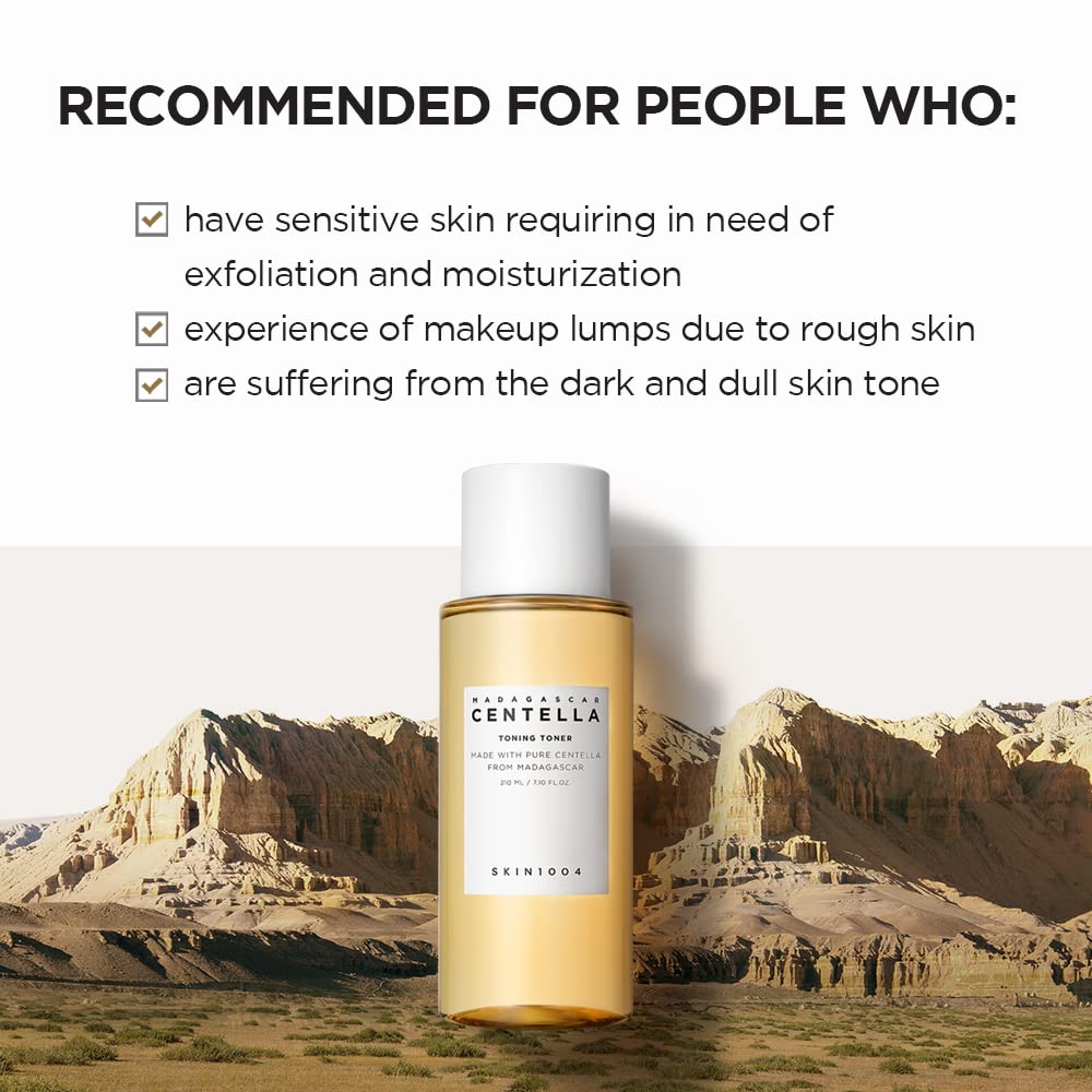 Skin1004 Madagascar Centella Toning Toner 210ml – Τονωτική Λοσιόν Προσώπου με Κεντέλα για Καταπράυνση και Ενυδάτωση