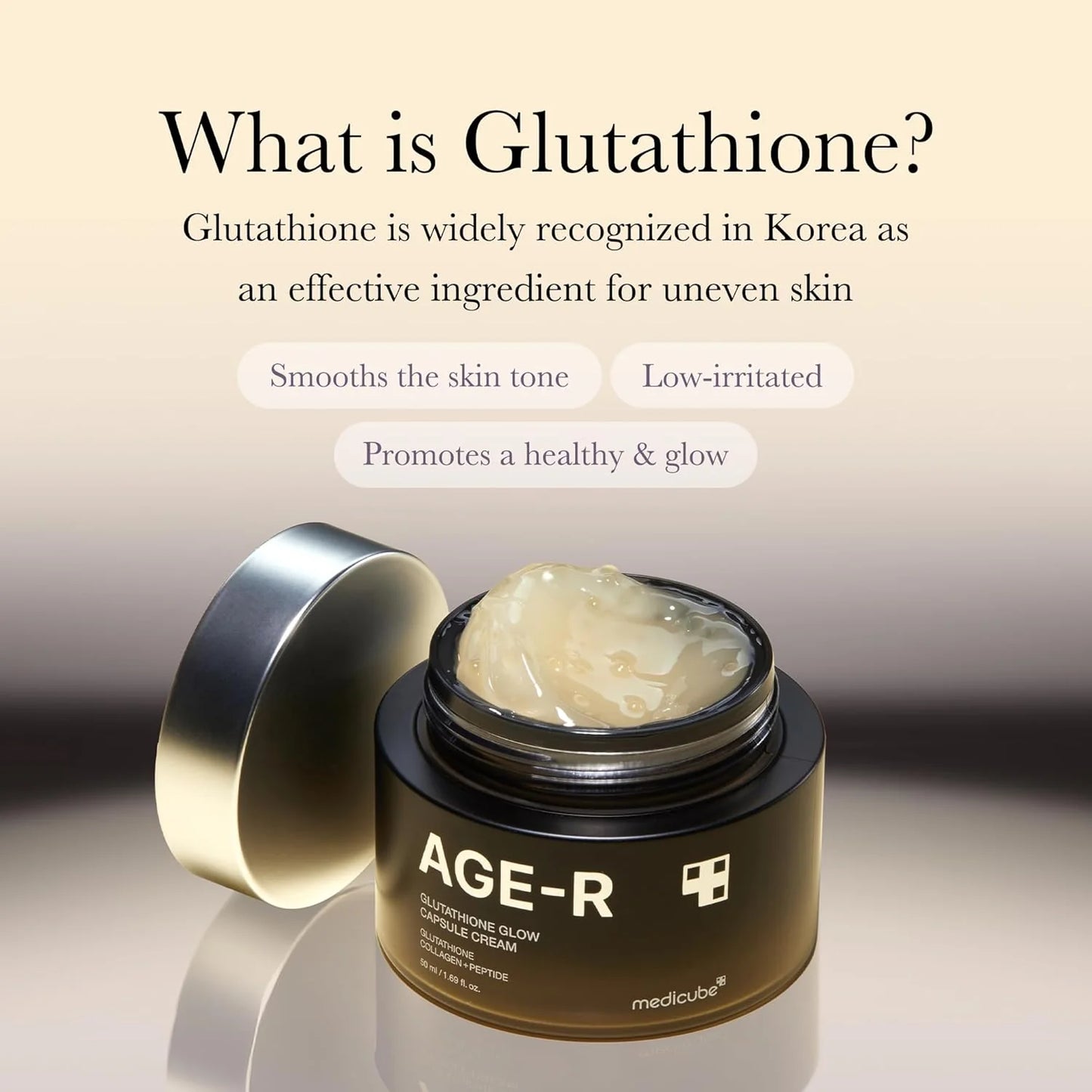 Medicube Glutathione Glow Capsule Cream- Κρέμα λάμψης με κάψουλες γλουταθειόνης