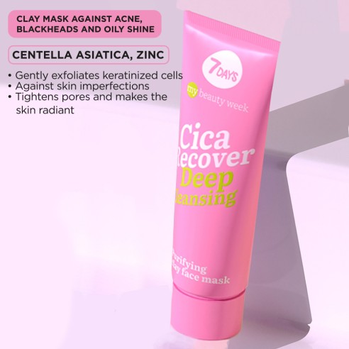 7DAYS MB Cica Recover Purifying Clay Face Mask
