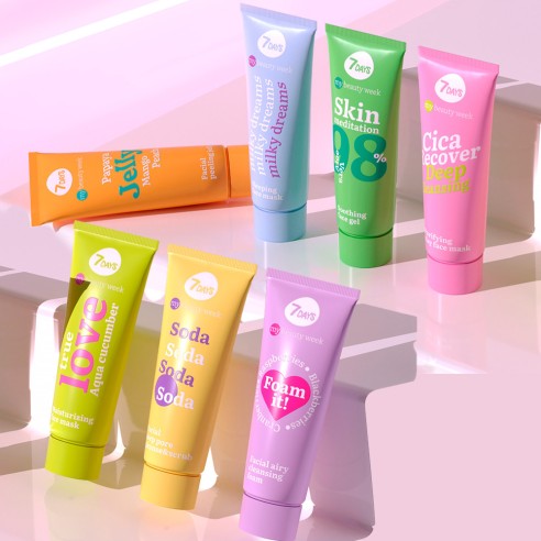 7DAYS MB Cica Recover Purifying Clay Face Mask
