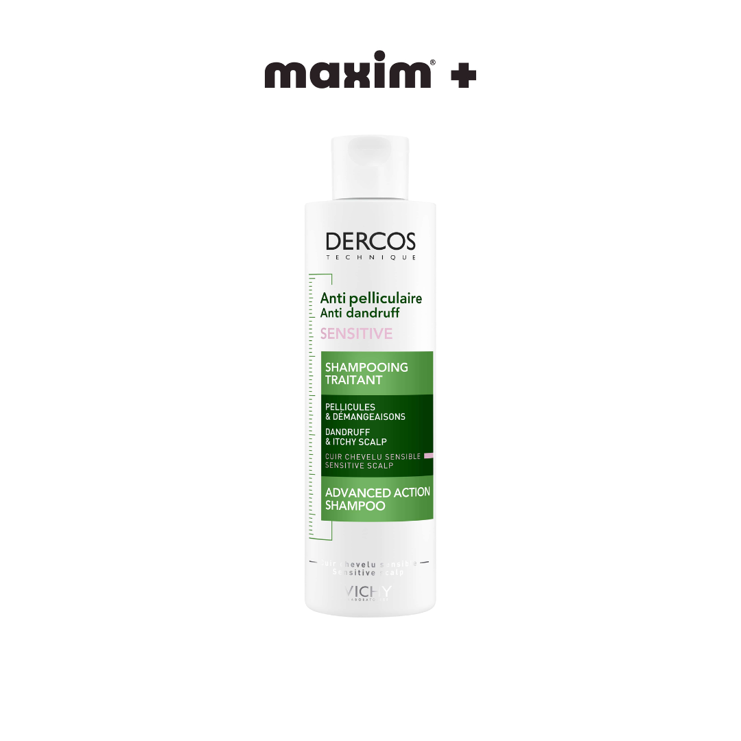 Vichy Dercos Anti Dandruff Shampoo Sensitive Σαμπουάν για τη Ρύθμιση της Ξηροδερμίας & της Πιτυρίδας, 200ml