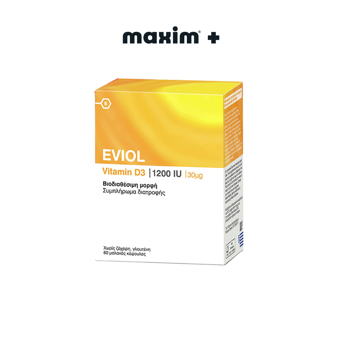 Eviol Vitamin D3 1200IU (30μg) 60caps