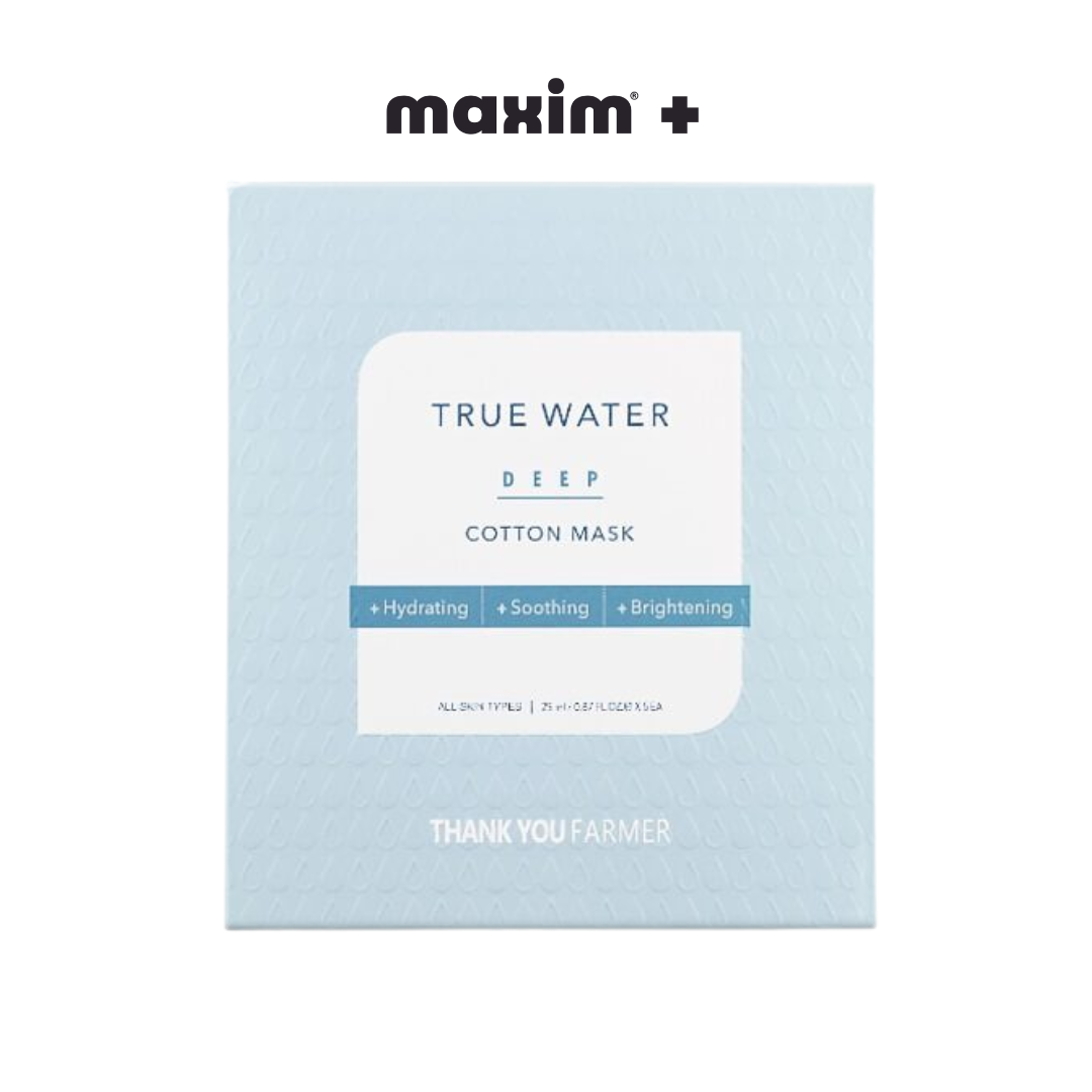 Thank You Farmer True Water Deep Cotton Mask – Ενυδατική Μάσκα Προσώπου (25ml)