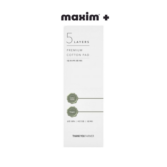 Thank You Farmer – 5 Layers Premium Cotton Pad Βαμβάκι Ντεμακιγιάζ Διπλής Όψης | 80 Τεμάχια