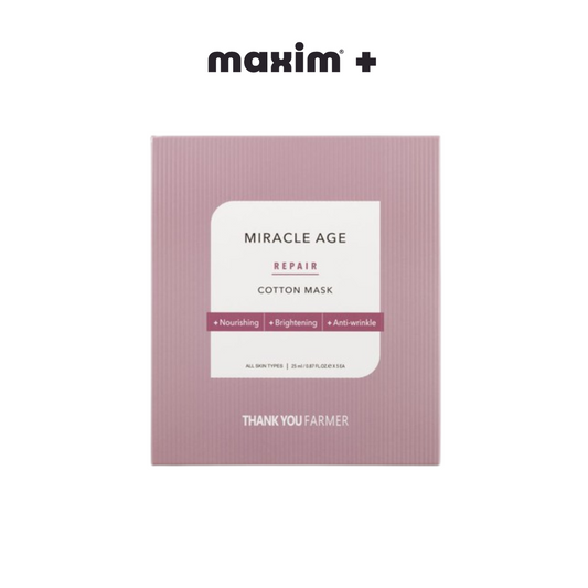 Thank You Farmer Miracle Age Repair Cotton Mask – Μάσκα Θρέψης & Αναζωογόνησης Προσώπου (1τμχ)