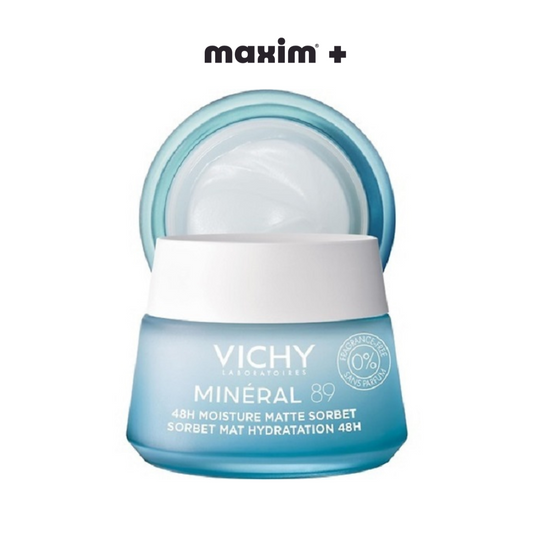 Vichy Mineral 89 48H Moisture Matte Sorbet Fragrance-Free Gel 50ml